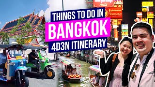 Things to do in Bangkok  4D3N Itinerary  Thailand [upl. by Anatnahs585]