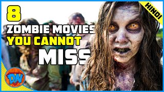 8 Best Zombie Movies You Should Watch  Explained in Hindi [upl. by Gonta]