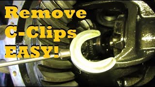 Remove CClip Axles Shafts  QUICK AND EASY [upl. by Fransisco]