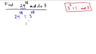 Applying Fermats Little Theorem [upl. by Llerrehs]