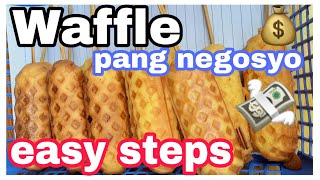 How to make WAFFLE easy steps TUTORIAL [upl. by Neelac576]