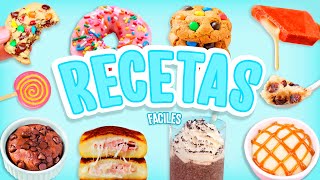 8 RECETAS FACILES Y RAPIDAS QUE NECESITAS PROBAR  SIN HORNO  Tutoriales Belen [upl. by Neufer]