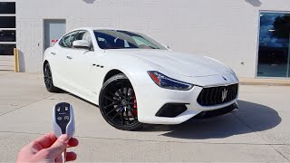 2021 Maserati Ghibli S GranSport Start Up Exhaust Test Drive and Review [upl. by Kotta]