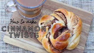 How to Make Cinnamon Twists II Cinnamon Buns II Cinnamon Roll Twist Bread [upl. by Warga]