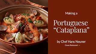 Portuguese cataplana by chef Hans Neuner [upl. by Kcyrred]