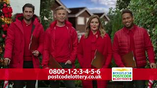 Adverts  Christmas Winners  December Play  Peoples Postcode Lottery [upl. by Llewxam633]