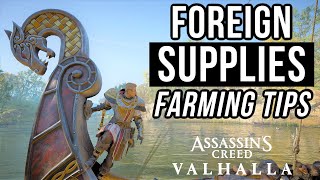 Farm Foreign Supplies FAST  River Raids Supplies  AC Valhalla [upl. by Loree]