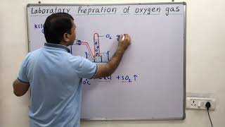 laboratory preparation of oxygen gas [upl. by Steiner572]