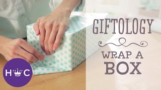 How to Wrap a Box  Giftology [upl. by Eyram]