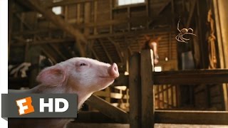 Charlottes Web 310 Movie CLIP  Wilbur Meets Charlotte 2006 HD [upl. by Ailsun789]