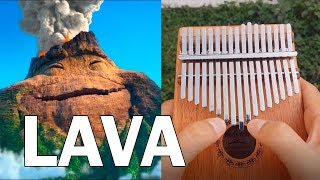 LAVA  I LAVA YOU kalimba cover [upl. by Arlyn]