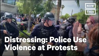 Police Across the US Unleash Violence on Peaceful Protesters  NowThis [upl. by Mckenna]