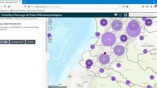 Descargar datos de precipitación IDEAM Colombia [upl. by Anicnarf]