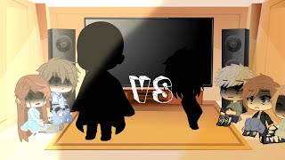 Creepypastas bullies react to creepypasta memes gacha club Jeff the killer vs slenderman  pt 5 [upl. by Eireva]