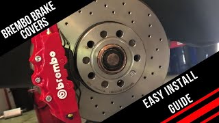 How To Install Brembo Brake Caliper Covers  Quick And Easy [upl. by Irv75]